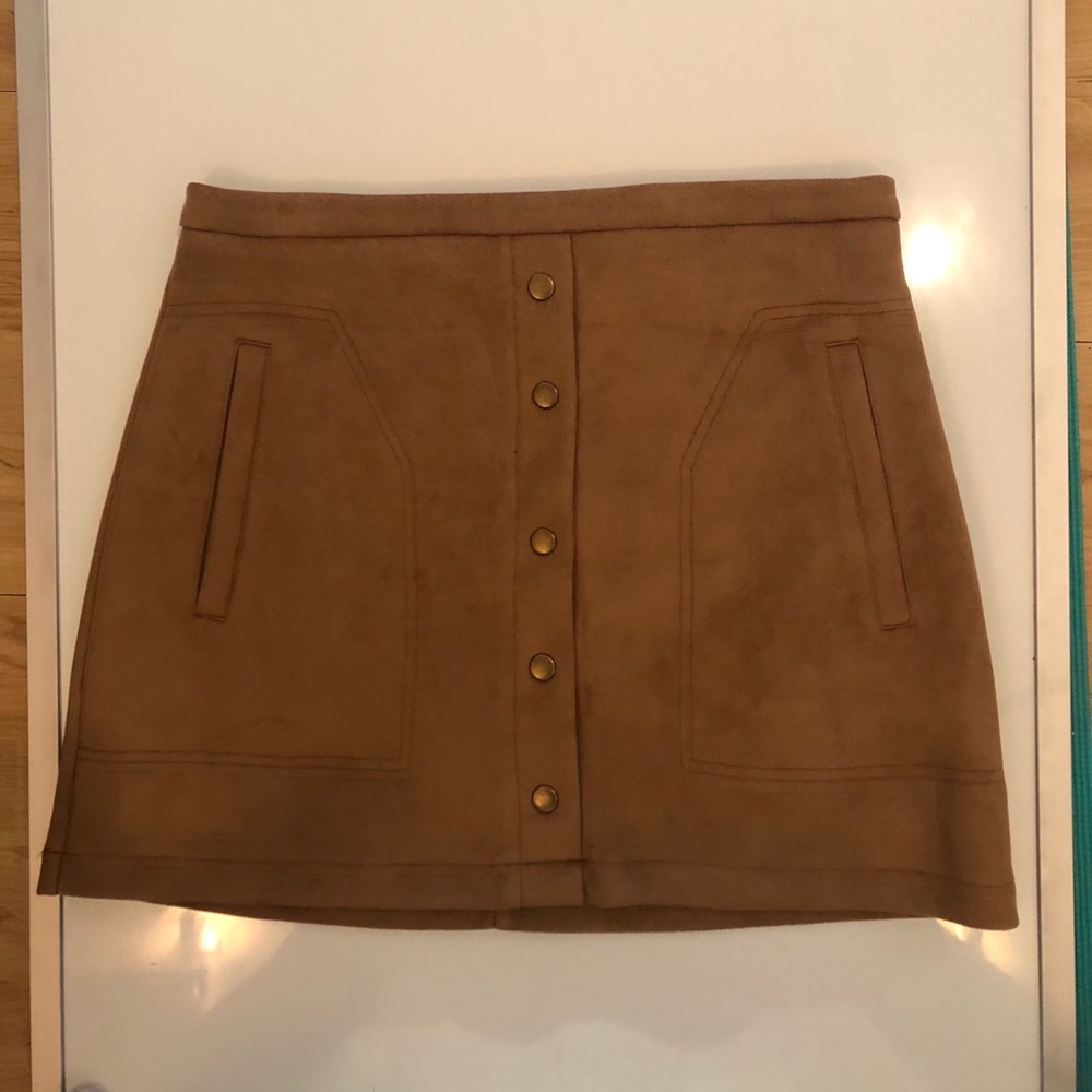 Suede Skirt